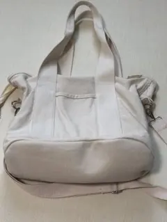 多機能 2WAY キャンバストートバッグ ショルダーバッグ マザーズバック