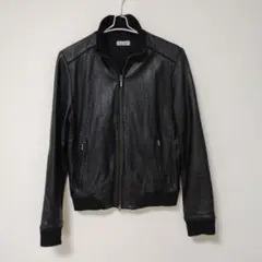 レザージャケット ライダース　黒　羊革　Sサイズ