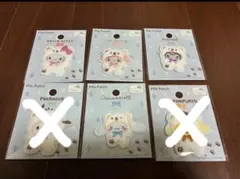 サンリオ　パイルワッペン　4枚セット　キティ　マイメロ　クロミ　シナモロール