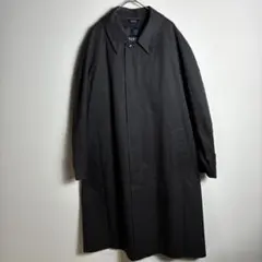 90s チャップス　ラルフローレン ステンカラーコート　ロング丈　ダークグレー