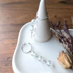 No.355　イヤーカフ　ハンドメイド