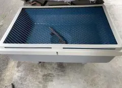 大型プラスチック水槽 排水口付き コンテナ 500L 金魚 錦鯉 メダカ飼育