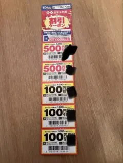 匿名配送　エディオン割引券　13000円の買い物で1300円お得