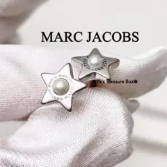 C773/MARC JACOBS/マットシルバーミニスター パールピアスのサムネイル