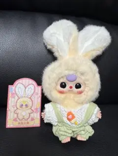 ベビスリーミニマカロンうさぎぬいぐるみ、キーホルダー