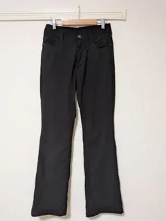 チャコール しまむら パンツ