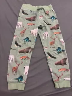 H&M アニマル・恐竜柄 ロングパンツ