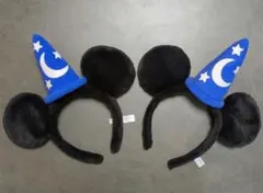 ディズニー　ファンタジア　ミッキー　カチューシャ　2個セット　ペア