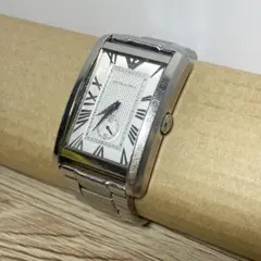 8-646 Emporio Armani AR-1607 クォーツ腕時計シルバー - メルカリ