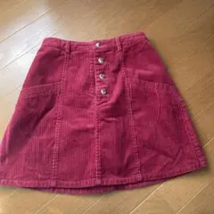コーデュロイ ミニスカート