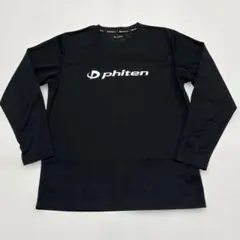 phiten 長袖ドライTシャツ 黒 LLサイズ ロンT カットソーのサムネイル