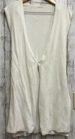 GU ニットベスト　M ホワイト