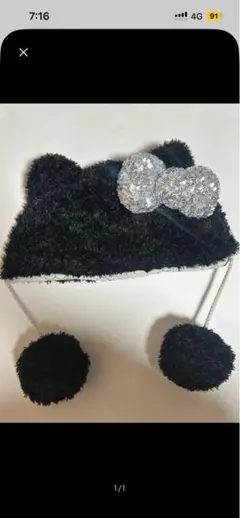 ユニバ　USJ ハローキティ　カチューシャ　帽子