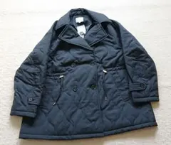 grove☆グローブ☆アウター☆キルティング☆Pコート☆ジャケット☆黒☆Ｌ☆新品