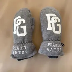 PEARLY GATES グレー ミトン