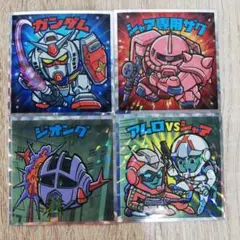 ロッテ　機動戦士ガンダムマン　スペシャルエディションシール　4枚　匿名配送