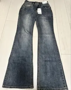 新品未使用 SPAO スパオ ブーツカットデニム size25 韓国デニム