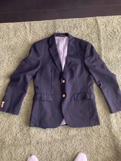 紺ブレ テーラードジャケット