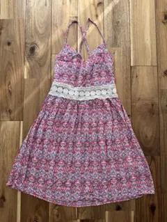 【美品】Hollister ワンピース S 花柄 リゾート ハワイ購入 夏ワンピ