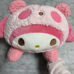 サンリオ　もこもこパンダBIGぬいぐるみ　マイメロ
