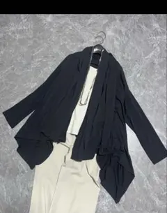 プレインピープル2wayアシンメトリーガウンカーディガン