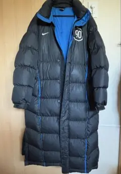 【希少】NIKE 90 ベンチコート ロングコート ブラック