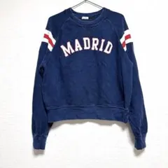 稀有 Brandy Melville J.GALT 標誌大學T 藏青色