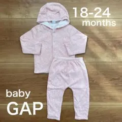 BabyGAP ベビーギャップ リバーシブルセットアップ ピンク 18-24