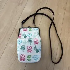 ムーミンキャラクター 花柄ショルダーバッグ