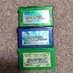 ポケットモンスター エメラルド・サファイア・リーフグリーン 3本セット