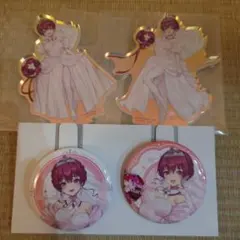 一番くじ ホロライブ 宝鐘マリン 缶バッジ アクリルスタンドセット