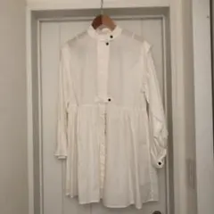 FREAK'S STORE ホワイト長袖シャツワンピース