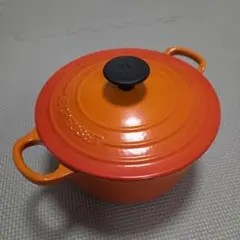 【未使用品】ル・クルーゼ　両手鍋　ホーロー鍋　18㎝　オレンジ　ルクルーゼ 2025年最新】ル・クルーゼ鍋 18の人気アイテム - メルカリ