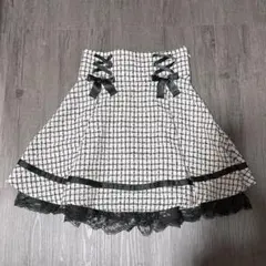 AnkRouge スカート ラメツイード