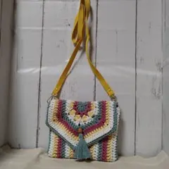 スマホポシェット　サコッシュ　ショルダーバック　ハンドメイド