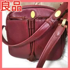 【良品】カルティエCartier斜めがけショルダーバッグ マストライントリニティ