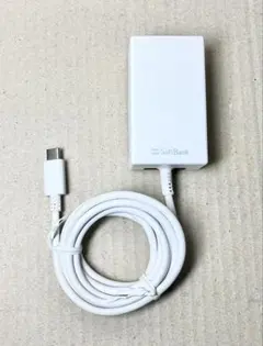 未使用ソフトバンク TYPE-C用 ACアダプタ SB-AC19-TCPD