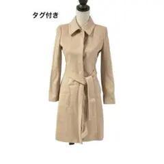 タグ付き ANAYI ウール カシミヤ混 ロングコート ウエストベルト付きのサムネイル