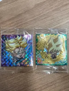 ドラゴンボール 超戦士シールウエハース10thレア 含む2枚セット