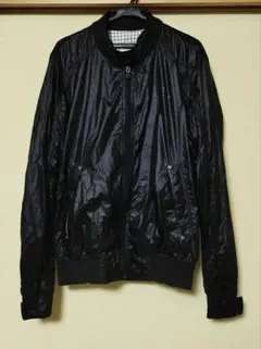 DIESEL ブラックナイロンジャケット