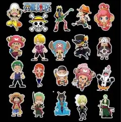 One Piece キャラクター ステッカー50枚セット