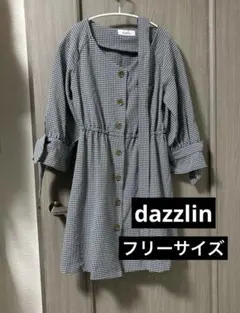 dazzlin チェック ワンピース