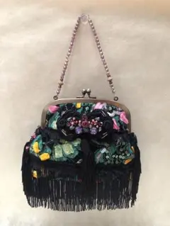 ジャマンピュエッシュ バッグお猿さん刺繍 - メルカリ
