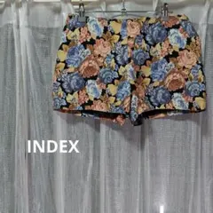 INDEX　インデックス　花柄 ショートパンツ Ｌサイズ