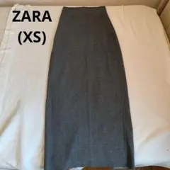 ZARA グレー タイトロングスカート