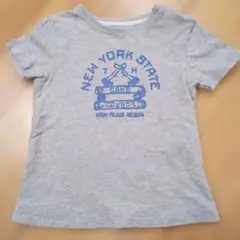 トミーヒルフィガー100㌢グレー半袖Tシャツ104㌢男の子ブルー