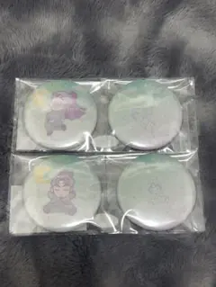 忍たま乱太郎 星座柄 缶バッジセット 立花仙蔵 潮江文次郎