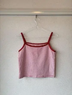 【新品・未使用】ボーダーキャミソール