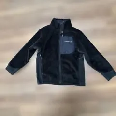 モンベル フリースジャケット 130サイズ ブラック