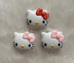 即購入OK アクセサリー・チャーム　キティ3ケセット
